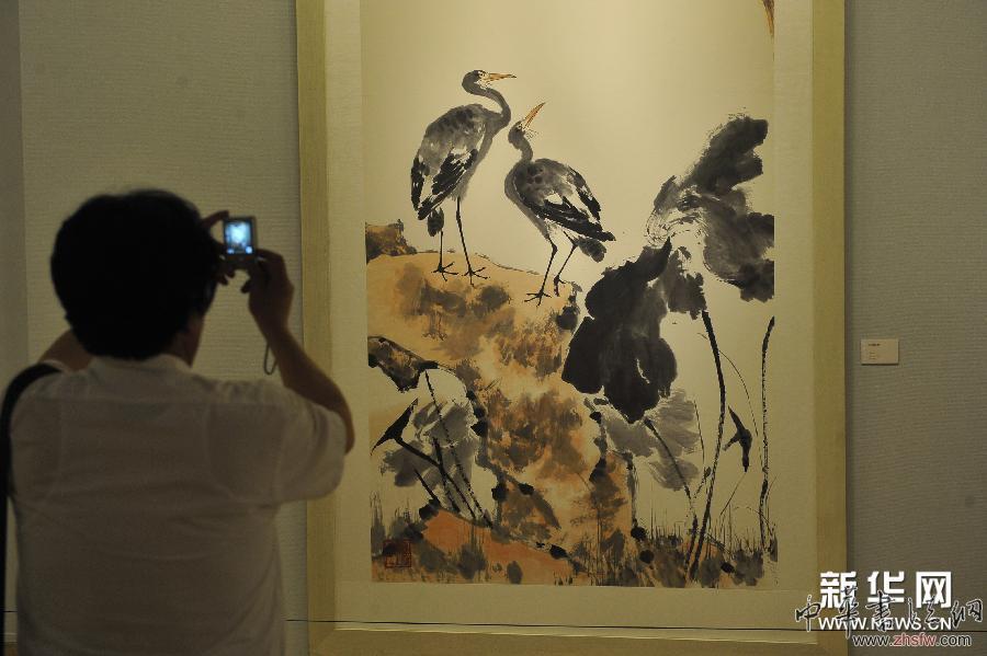 （晚報(bào)）（3）&ldquo;杜蘅情懷&mdash;&mdash;朱軍繪畫作品展&rdquo;在京開(kāi)幕