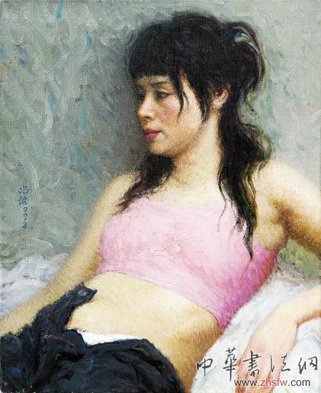 支招收藏避開虛假媚俗作品 文藝肖像 靳尚誼 2013年作