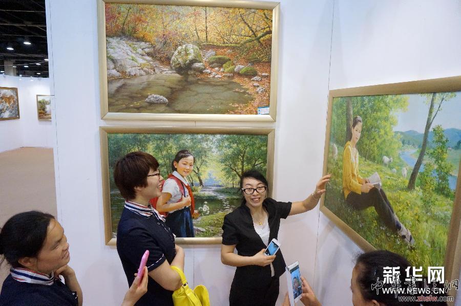 #（文化）（3）朝鮮當(dāng)代油畫(huà)精品展亮相西湖藝博會(huì)