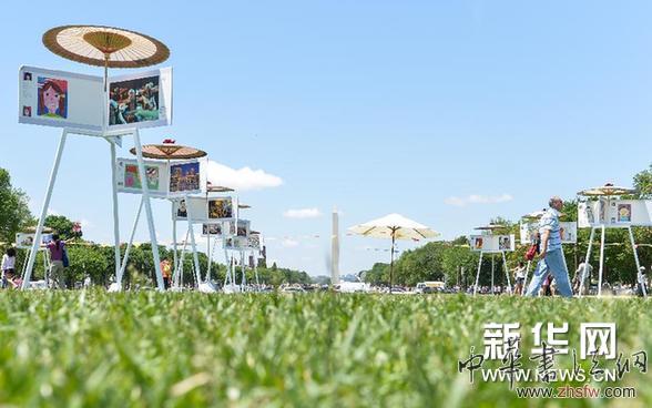 （國(guó)際）（1）中國(guó)周文化節(jié)攜手中美兒童畫(huà)展亮相華盛頓