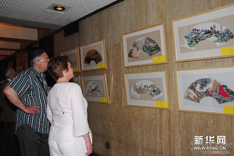 （XHDW）（2）中國(guó)扇畫展亮相保加利亞