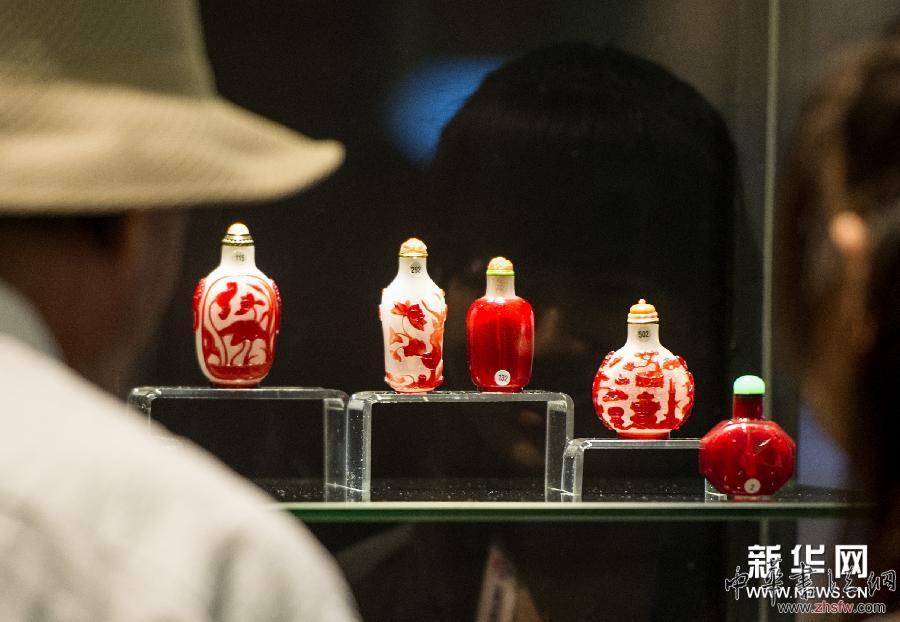 京交會上賞中西藝術珍品 組圖 (文化)(2)京交會上賞中西藝術珍品