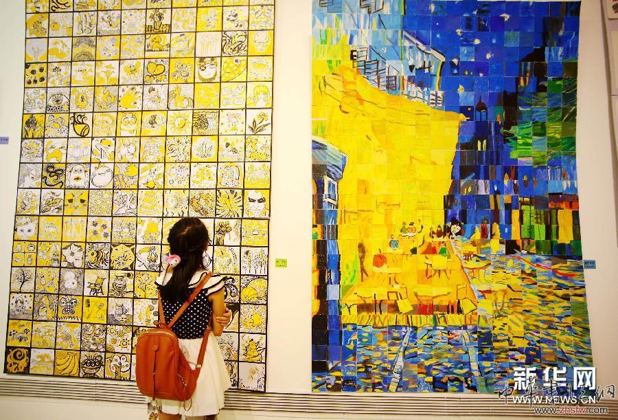 #（社會）（1）腦癱患兒畫展迎&ldquo;六一&rdquo;