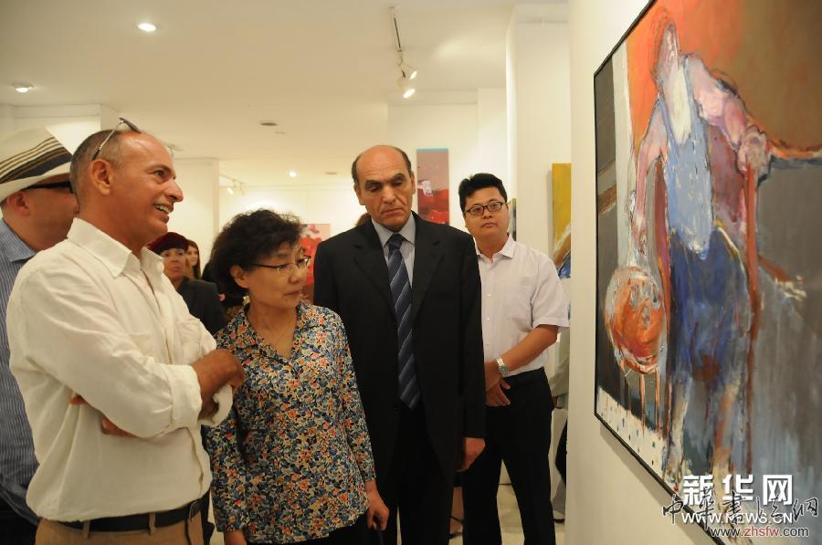 （XHDW）（1）突尼斯舉辦中國主題油畫展