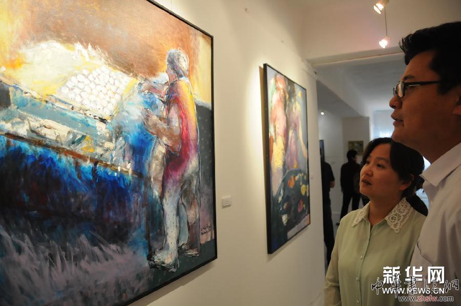 （XHDW）（2）突尼斯舉辦中國主題油畫展