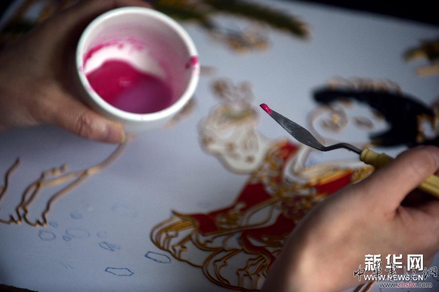 （晚報(bào)）（2）以砂作畫(huà)