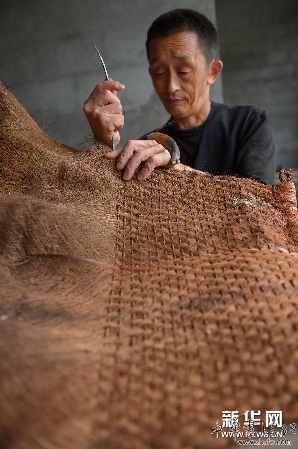 #（文化）（2）織蓑衣&mdash;&mdash;&ldquo;樹皮成衣&rdquo;的古老縫紉技藝