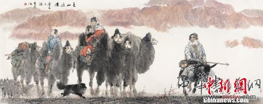 劉大為作品《天山遷徙》