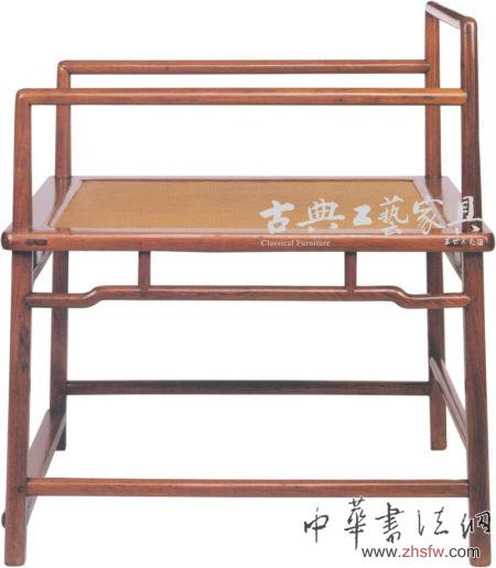 明晚期 黃花梨禪椅