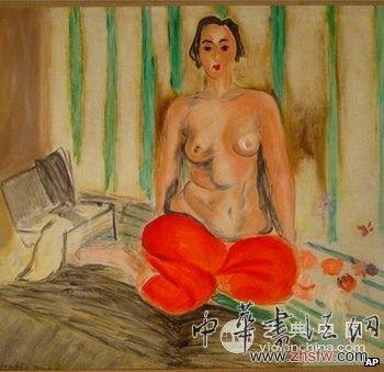 馬蒂斯被竊十多年的作品（圖源自網(wǎng)絡(luò)）