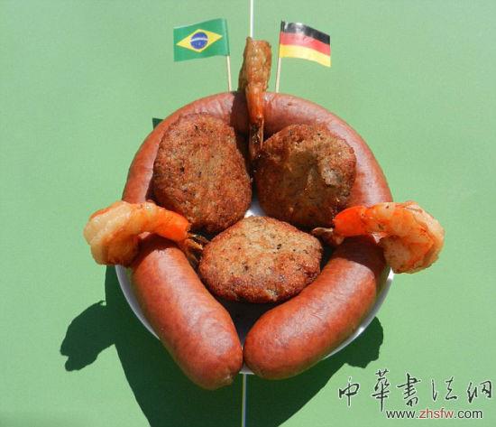 美藝術家巧手混搭各國美食重現(xiàn)世界杯 美藝術家巧手混搭各國美食重現(xiàn)世界杯