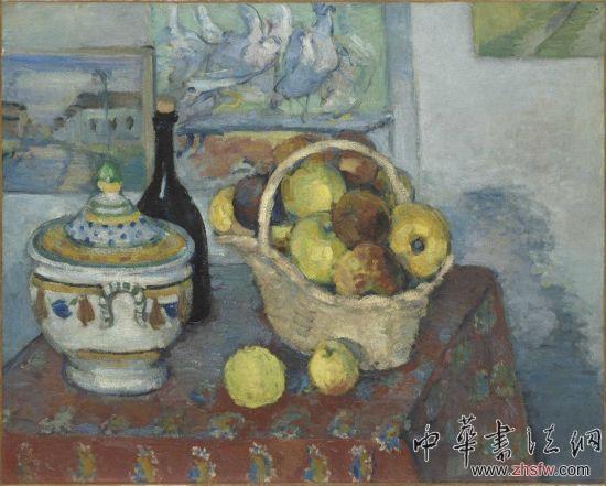 塞尚《靜物》