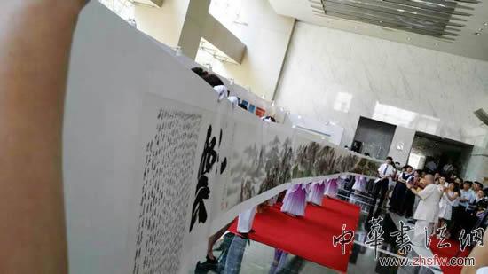 宋斌個展大連開幕 25米山水長卷震驚全場