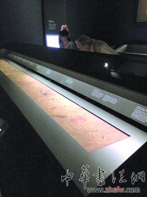 大英博物館《女史箴圖》展出現(xiàn)場(chǎng)