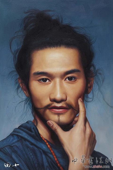 中國(guó)當(dāng)代藝術(shù)鬼才田七油畫人物系列作品賞析