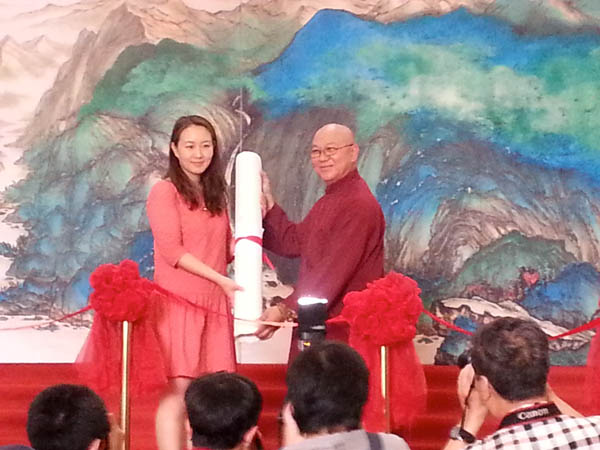 畫僧李雄風(fēng)公益書畫展在京舉辦