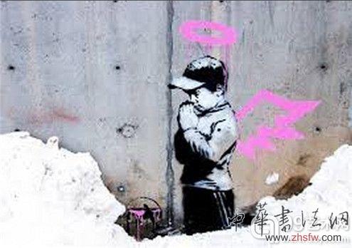 破壞班克斯街頭涂鴉 男子將面臨監(jiān)禁和罰款 班克斯原來的涂鴉作品