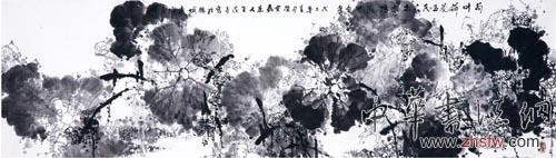 中國(guó)書(shū)畫名家王榮昌藝術(shù)人生訪談錄 冷露沁香詩(shī)入 尺寸:239x69cm