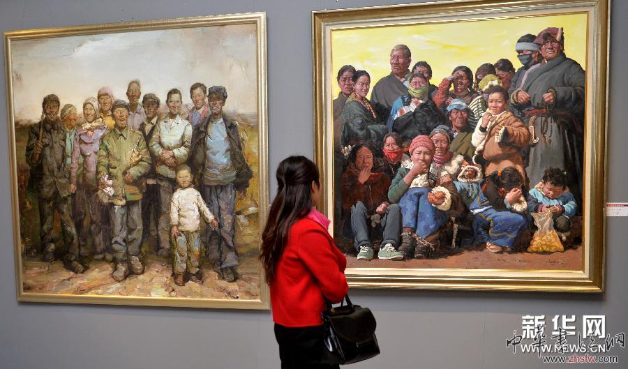 （文化）（1）少數(shù)民族優(yōu)秀美術(shù)作品在蘭州集中展出