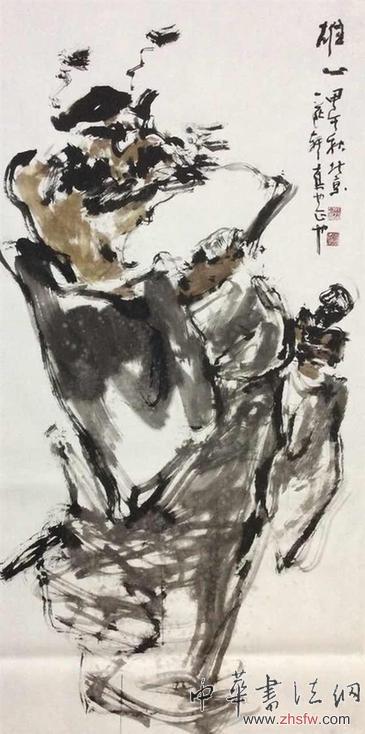 莊玉君：焦墨寫鐘馗，揮毫揚正氣