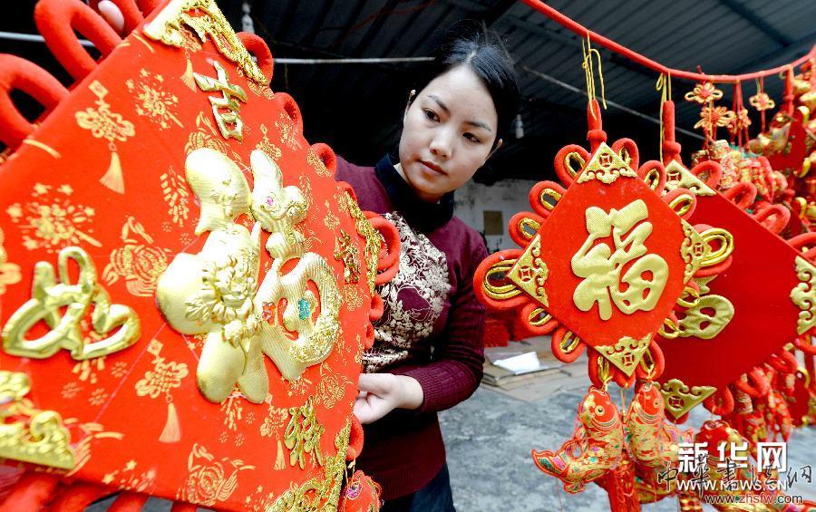 #（經濟）（2）河南夏邑：&ldquo;中國風&rdquo;手工藝品加工富村民