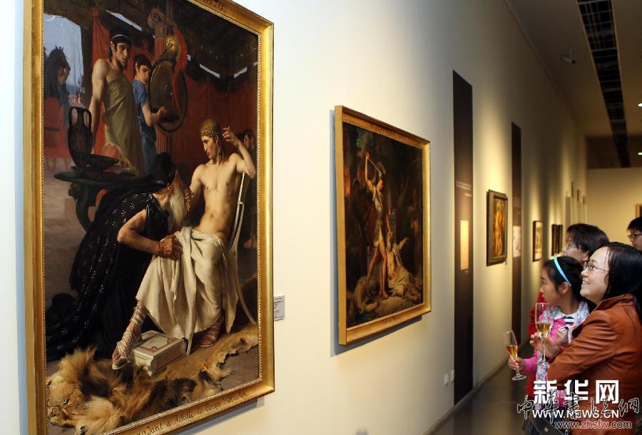 （文化）（1）&ldquo;大師與大師&mdash;&mdash;徐悲鴻與法國(guó)學(xué)院大家作品聯(lián)展&rdquo;在滬開幕