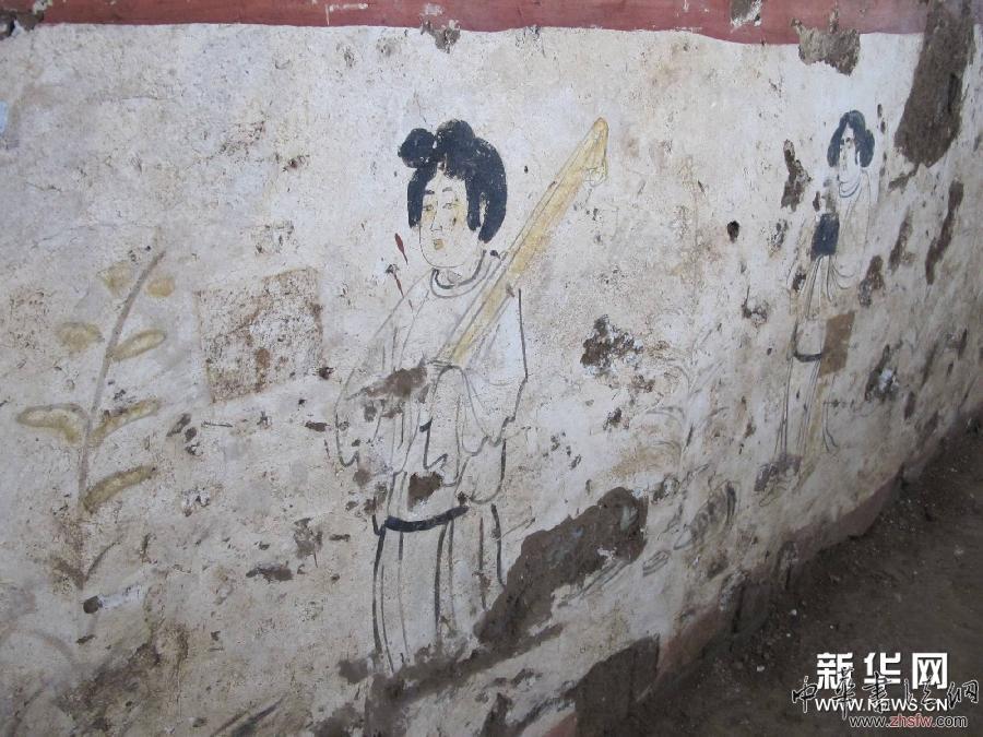 西安考古發(fā)現(xiàn)唐代著名畫家韓滉父母的壁畫墓 (晚報(bào))(1)西安考古發(fā)現(xiàn)唐代著名畫家韓滉父母的壁畫墓