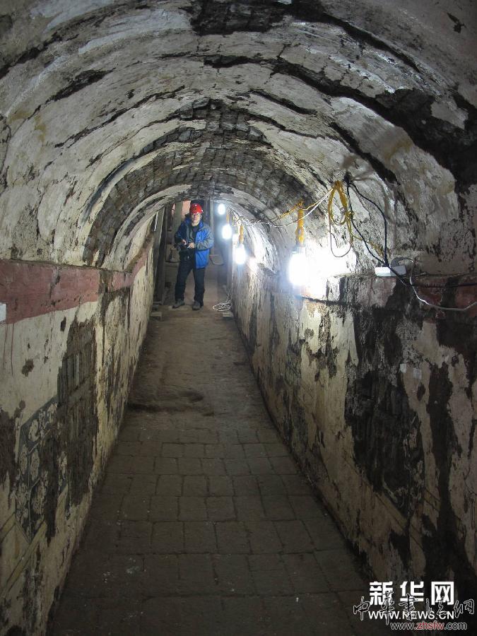 西安考古發(fā)現(xiàn)唐代著名畫家韓滉父母的壁畫墓 (晚報(bào))(2)西安考古發(fā)現(xiàn)唐代著名畫家韓滉父母的壁畫墓