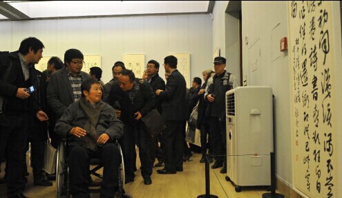 “束手有策——張錫庚書法展”在中國美術(shù)館開幕