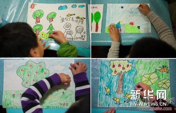 （晚報）合肥：殘障兒童描繪&ldquo;綠色世界&rdquo;