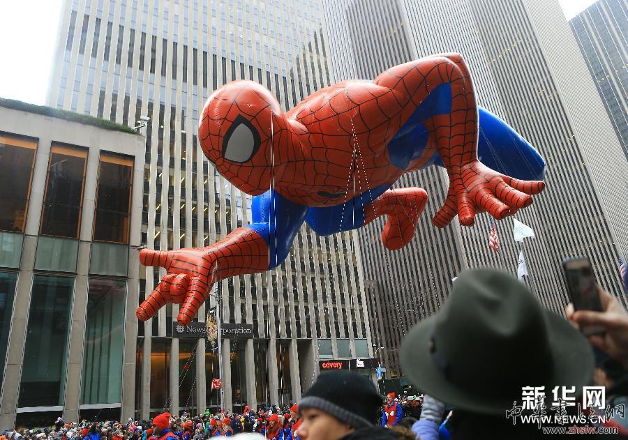 （國(guó)際）（8）紐約舉行第88屆感恩節(jié)大游行