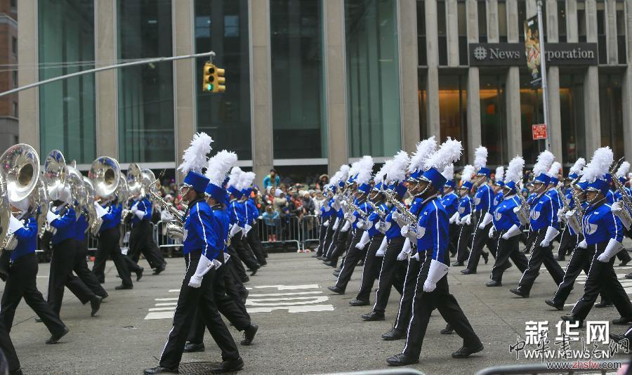 （國(guó)際）（9）紐約舉行第88屆感恩節(jié)大游行