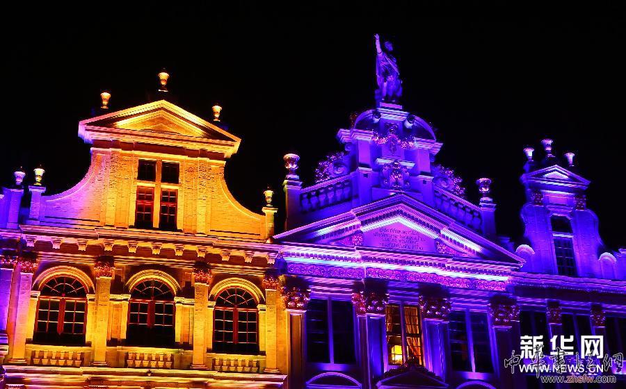 （XHDW）（1）聲光表演再現(xiàn)布魯塞爾大廣場