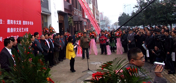 含道映物 胡抗美書(shū)法藝術(shù)精品展在龍都濮陽(yáng)舉行