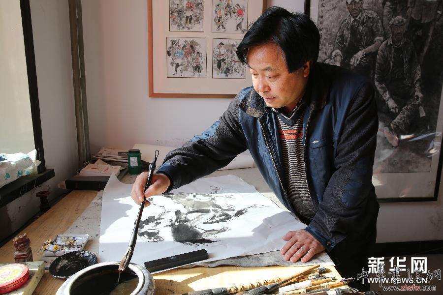 畫筆繪就精彩人生 (新華網(wǎng))(1)畫筆繪就精彩人生