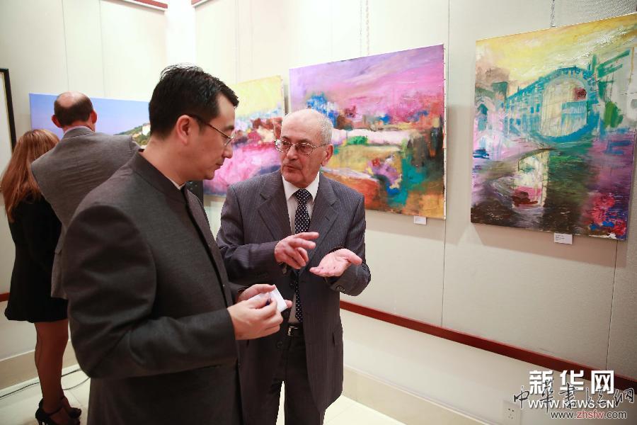（XHDW）（1）馬耳他藝術(shù)家來華創(chuàng)作藝術(shù)展在馬文化中心舉辦