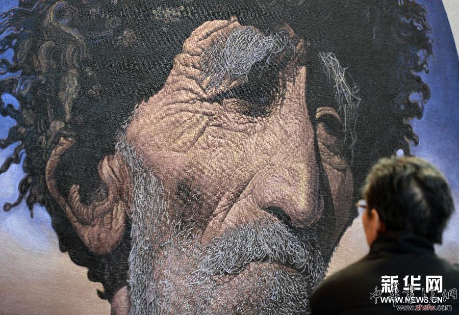 第三屆全國少數(shù)民族美術作品展開幕 圖 (XHDW)(2)第三屆全國少數(shù)民族美術作品展開幕