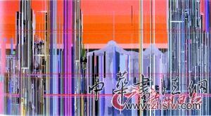 劉韡 《紫氣0》（布面油畫）