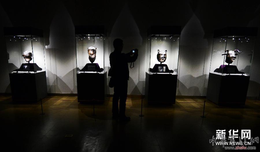 “四大獸首”亮相濟(jì)南圓明園特展 組圖