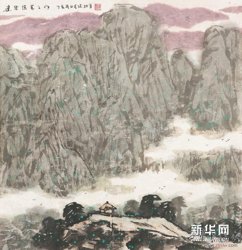 吐魯番在途中 國畫