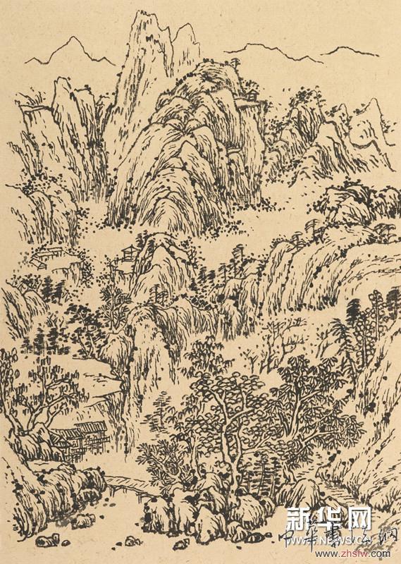 國畫速寫 33×23.5cm 