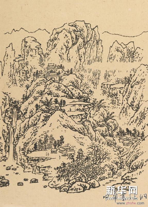 國畫速寫 29.5×21cm 