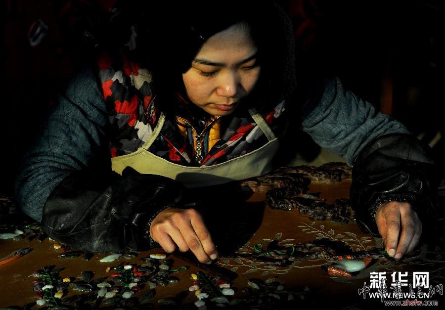 廊坊廣陽(yáng):鑲嵌技藝綻放光彩 (晚報(bào))(1)廊坊廣陽(yáng):鑲嵌技藝綻放光彩