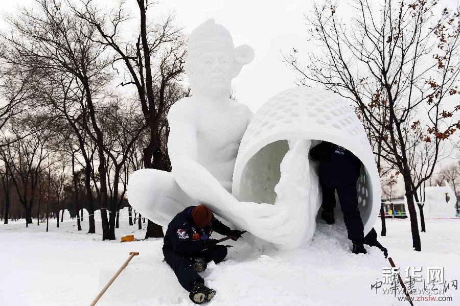 （文化）（4）第20屆哈爾濱國際雪雕賽落幕