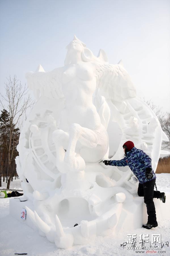 （文化）（2）第20屆哈爾濱國際雪雕賽落幕