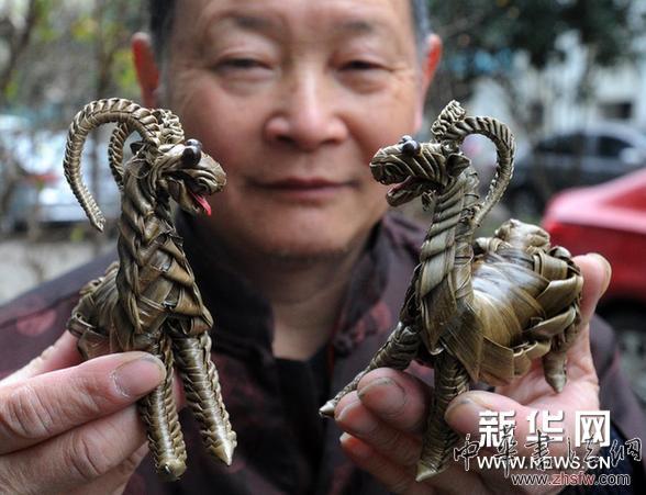 蘇州民間藝人巧手編“羊”迎新春 圖 #(晚報(bào))(2)蘇州民間藝人巧手編“羊”迎新春