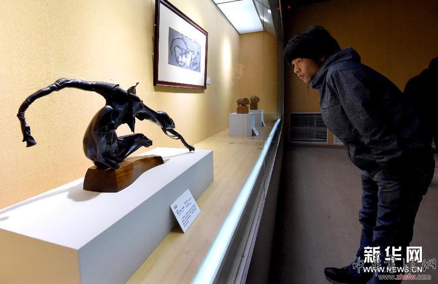 （晚報(bào)）（2）俄羅斯藝術(shù)家達(dá)西作品展在鄭州舉行