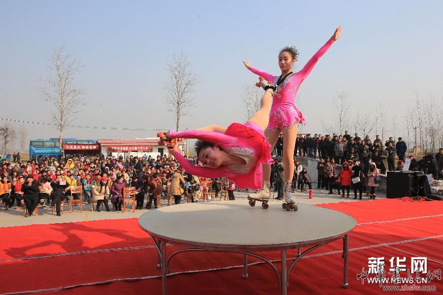 #（文化）（2）河南開封多部門聯(lián)動&ldquo;文化下鄉(xiāng)&rdquo;