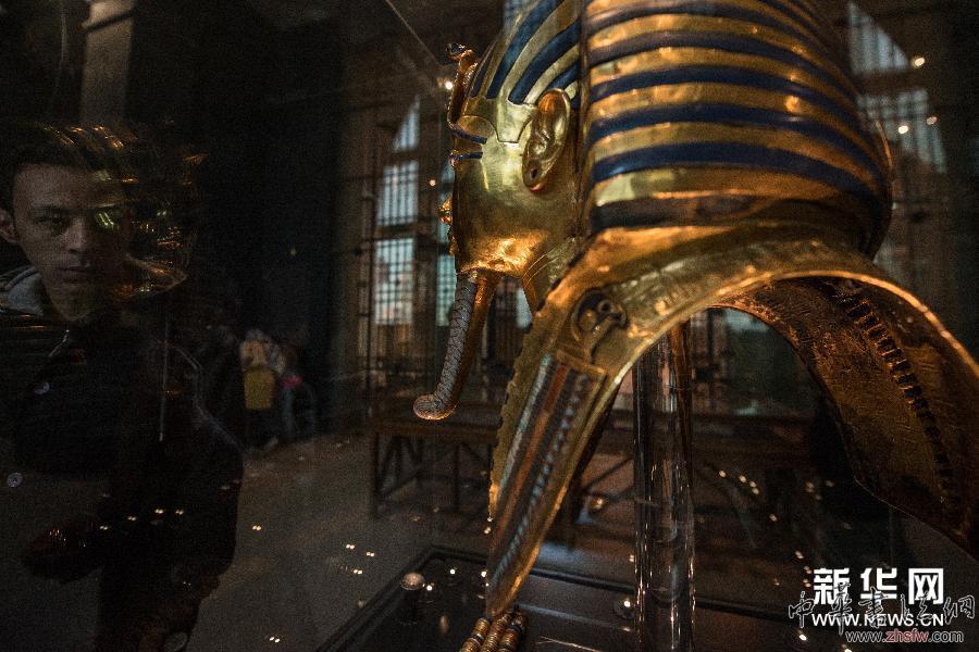 埃及博物館否認圖坦卡蒙黃金面具受損 圖 (國際)(2)埃及博物館否認圖坦卡蒙黃金面具受損