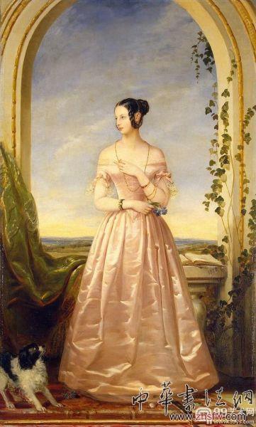 克里斯蒂安那·羅伯特森繪制 黑森-卡塞爾王妃
